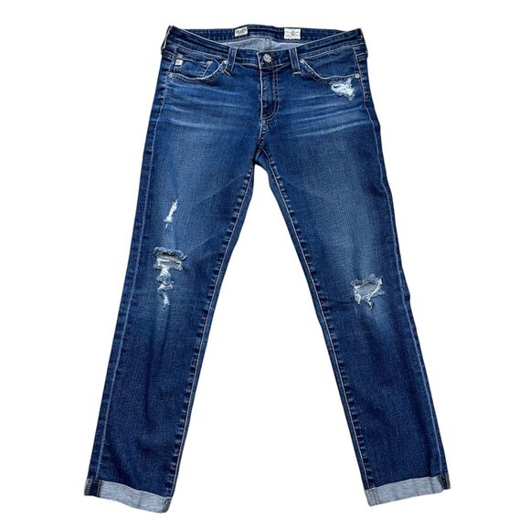 AG Adriano Goldschmied Stilt Roll-Up Cigarette Jeans | Size 29R - Picture 1 of 13